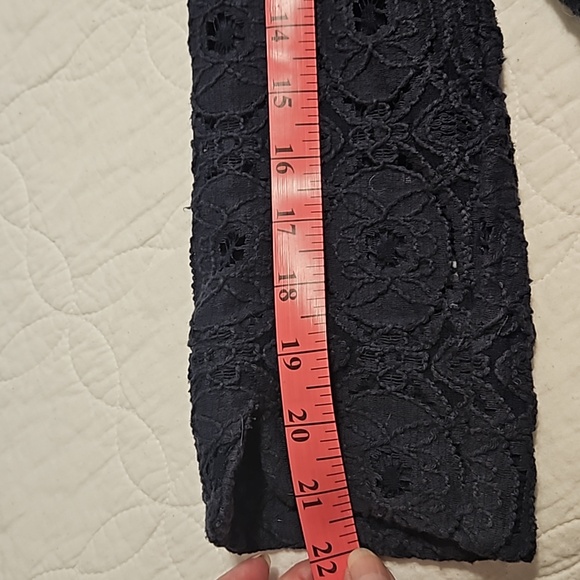 Cynthia Rowley Navy Lace Blazer Large - Picture 4 of 6